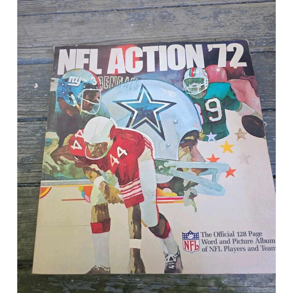 NFL Action '72 Sunoco Sticker Album Complete Set card football ny giants jets